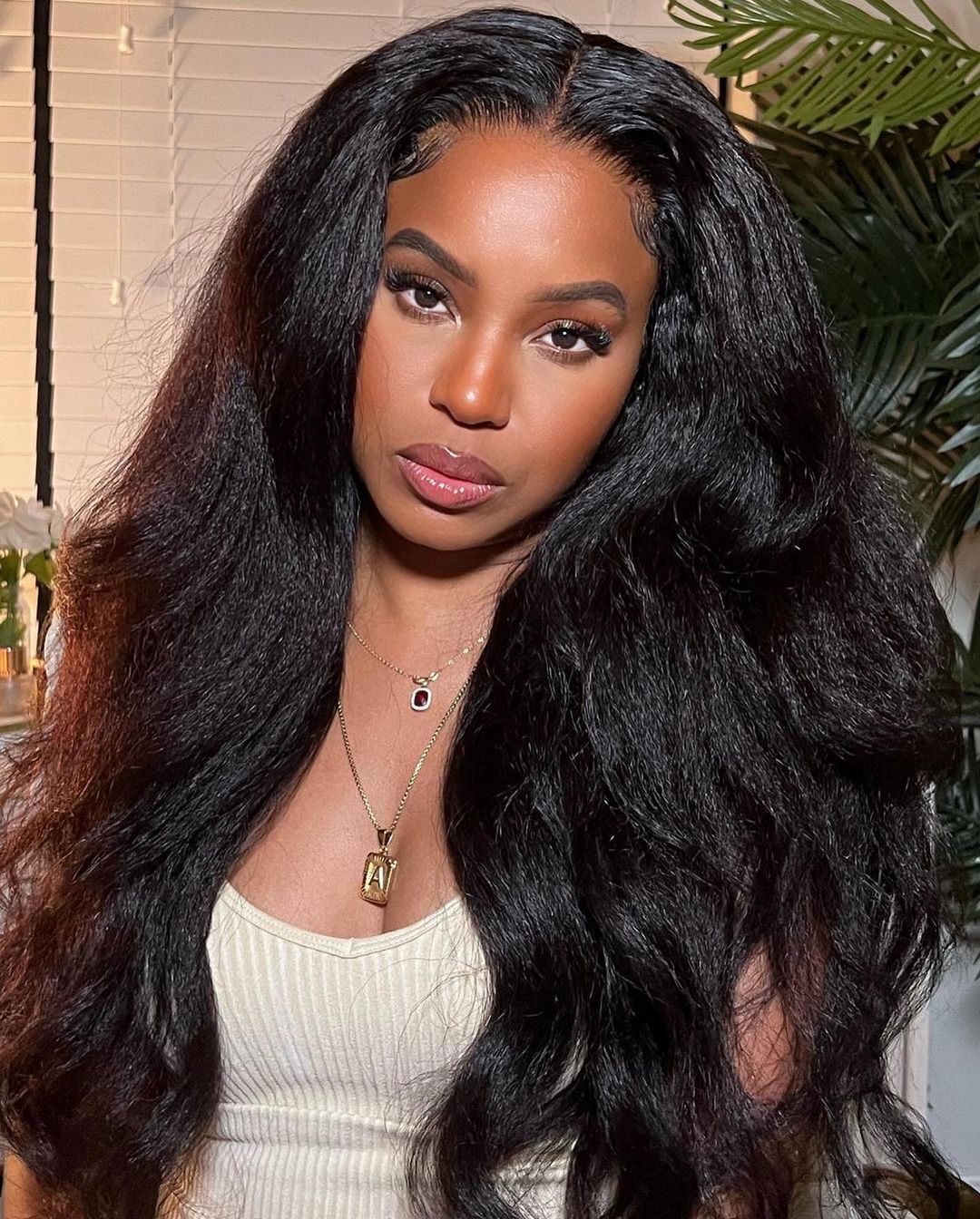 13X4 Lace Kinky Straight High 180%, 200% Density Closure Wig