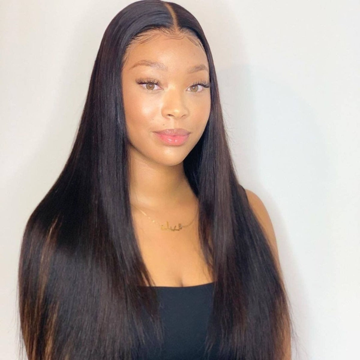 13X4 HD Lace Straight High 180% 200% Density Human Hair Wig