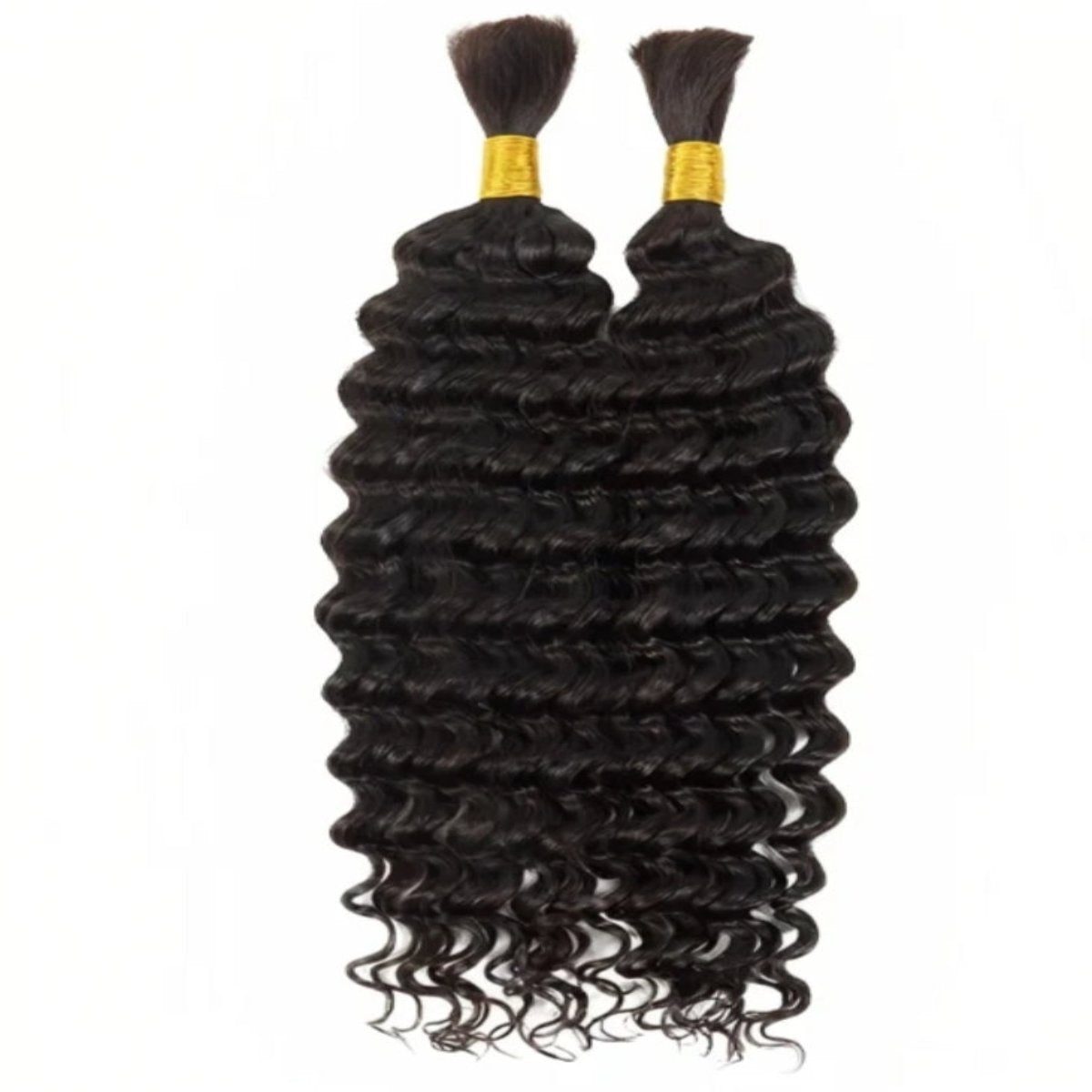 Deep Wave Braid Bulk Human Hair Extensions 100g
