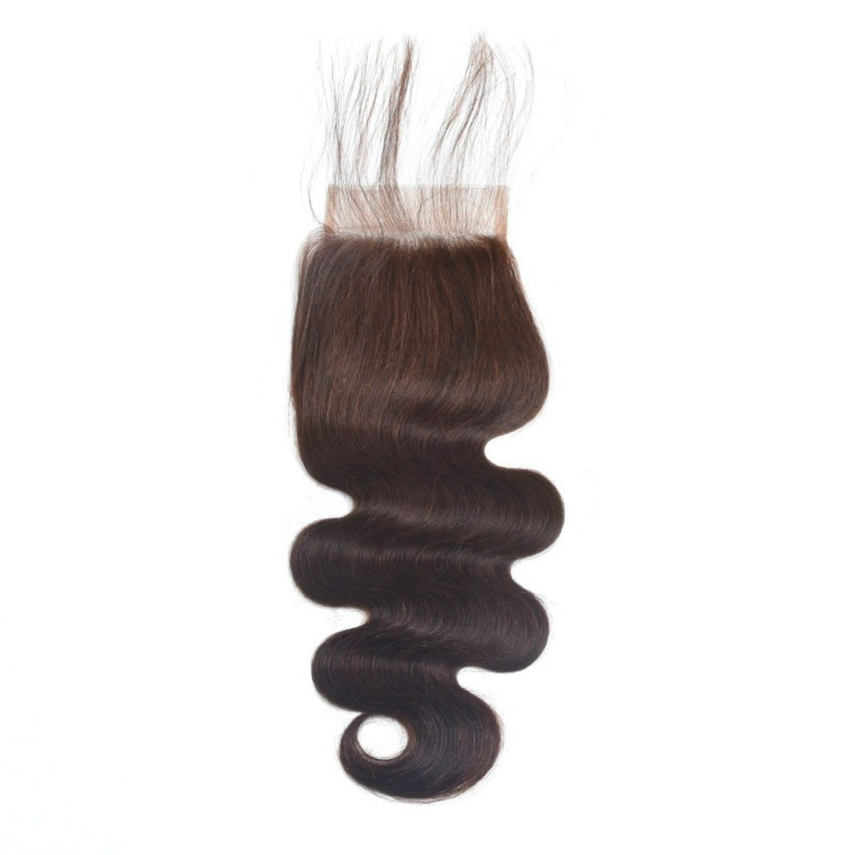 Body Wave Virgin Hair Bundles with Closure Caramel Brown