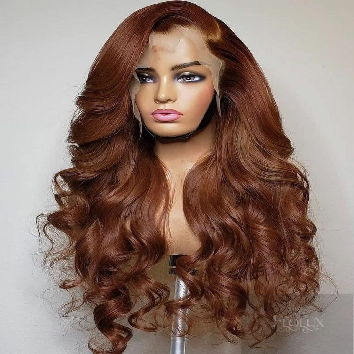 13X4 Pre plucked Body Wave Lace Front Human hair Wigs #4 Dark Brown