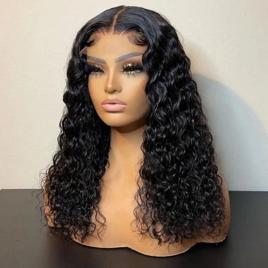 4X4 Glueless Deep Wave High Density Lace Closure Wig