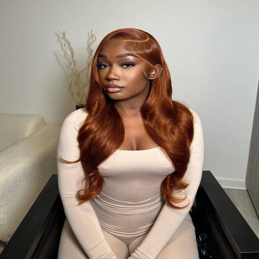 Ginger Glueless 13x4 Lace Frontal Body Wave Wig