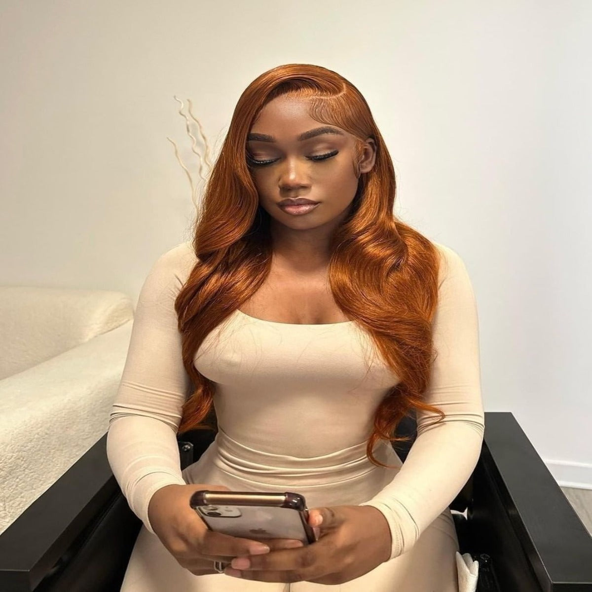 Ginger Glueless 13x4 Lace Frontal Body Wave Wig