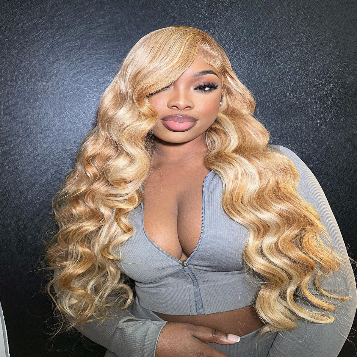 13x4 Lace Frontal Blonde Body Wave Human Hair Wig