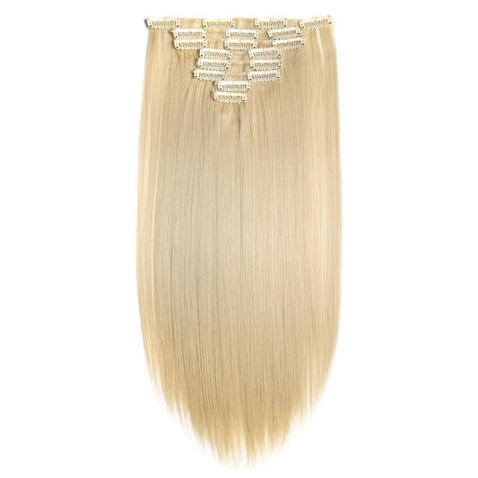 #60 Golden Ash Blonde 100g Straight Clip-Ins