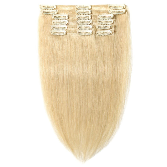 #613 Blonde 100g Straight Clip-Ins