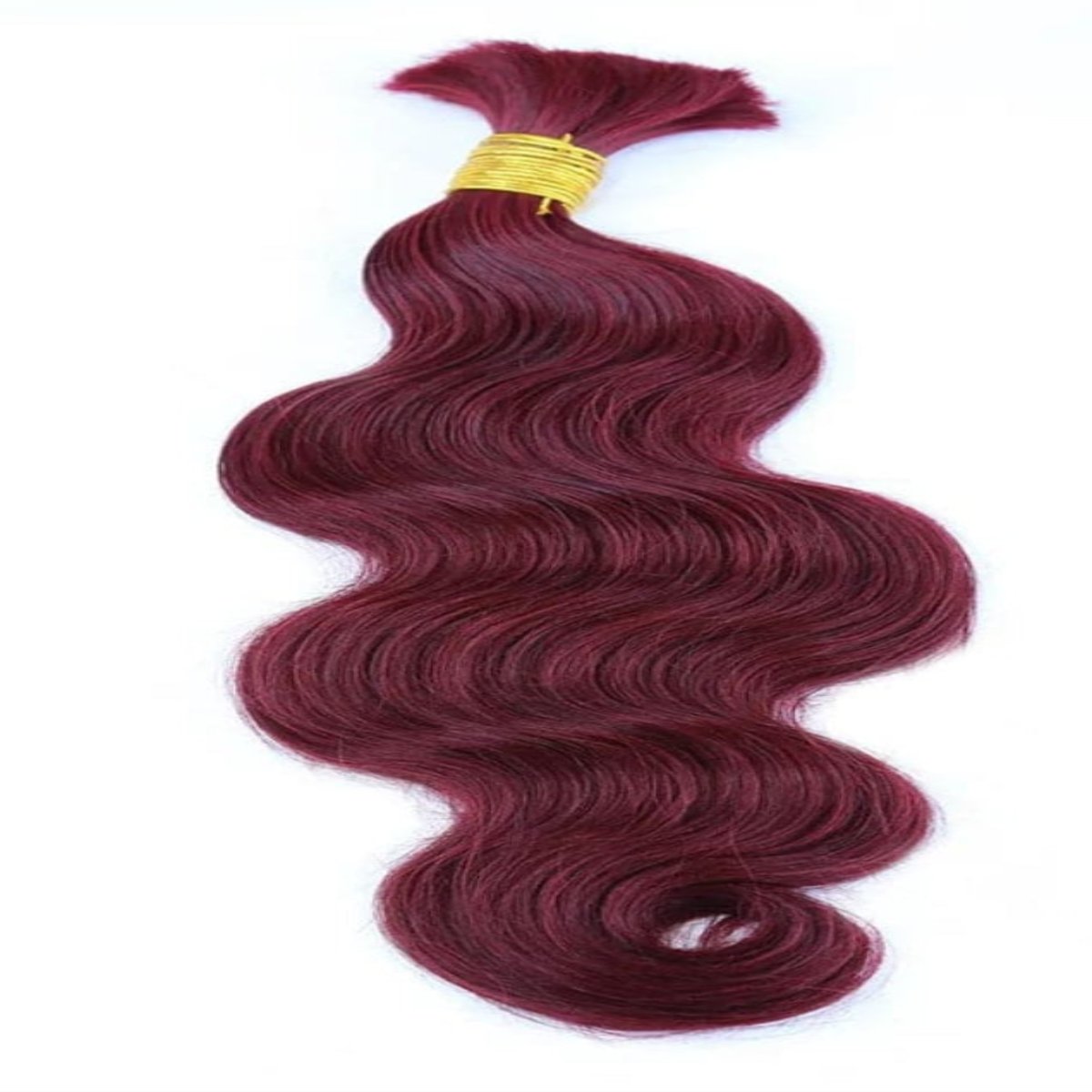 #99J Body Wave Braid Bulk Human Hair Extensions 100g