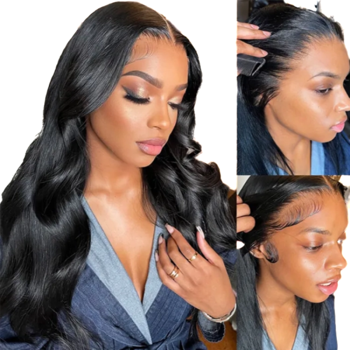 4X6 Pre Cut Lace Wear to go Glueless Body wave Human Hair Wig