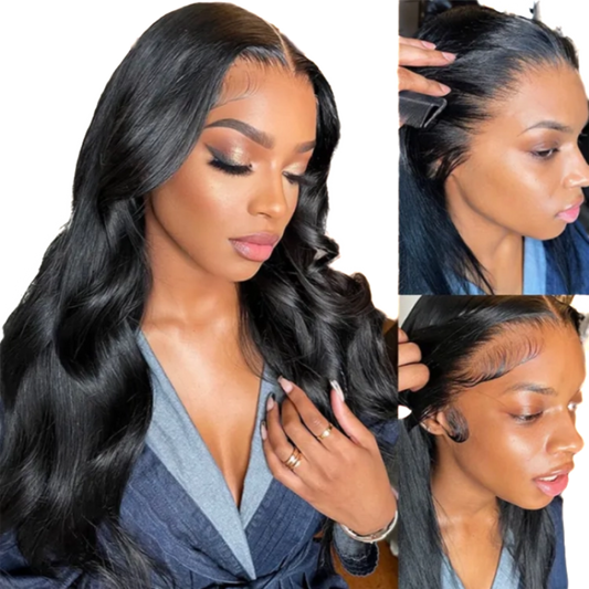 4X6 Pre Cut Lace Wear to go Glueless Body wave Human Hair Wig