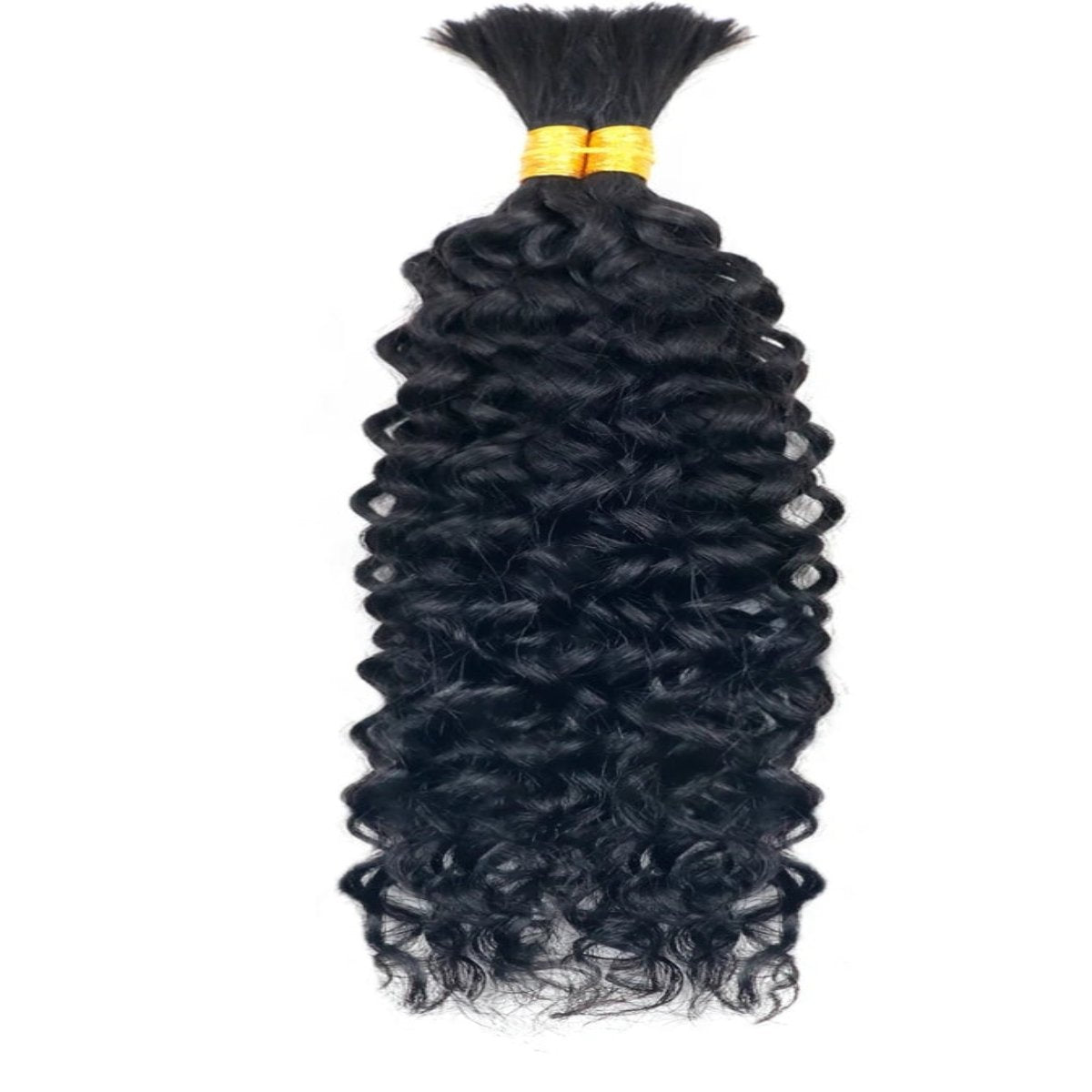 Water Wave Braid Bulk Human Hair Extensions  100g