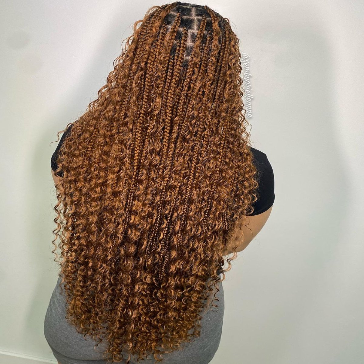 #30 Water Wave Braid Bulk Human Hair Extensions  100g