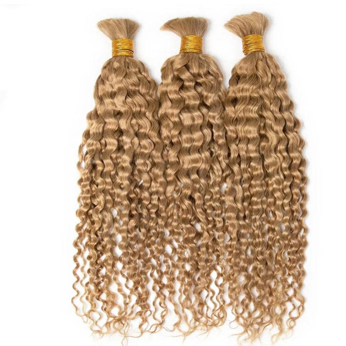 #27 Water Wave Braid Bulk Human Hair Extensions  100g