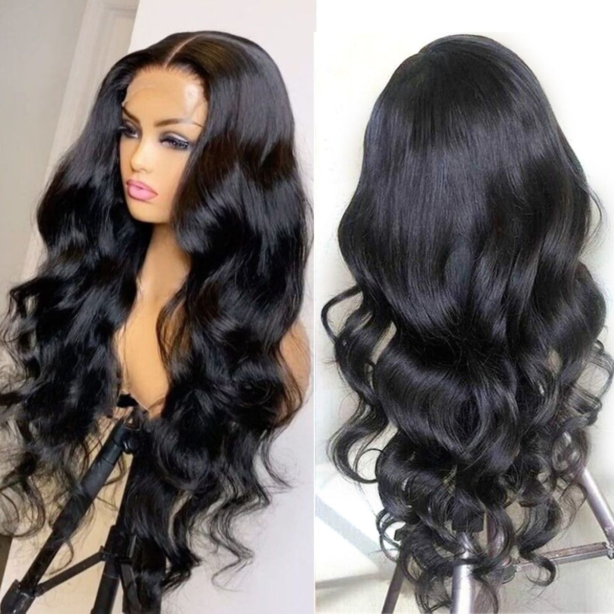 4X4 Glueless Body Wave High Density Lace Closure Wig