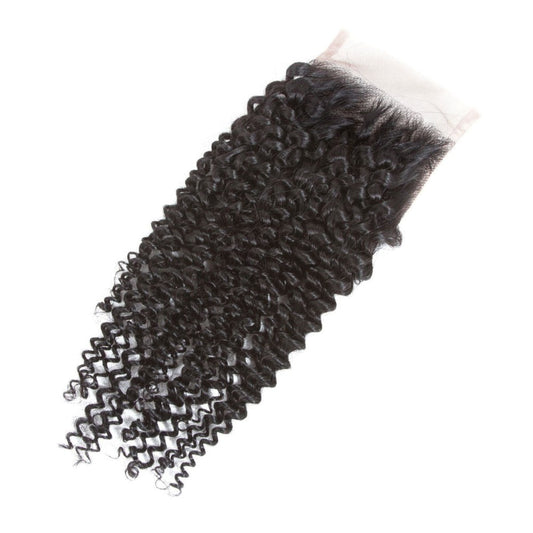 Curly Human Hair Lace Closure