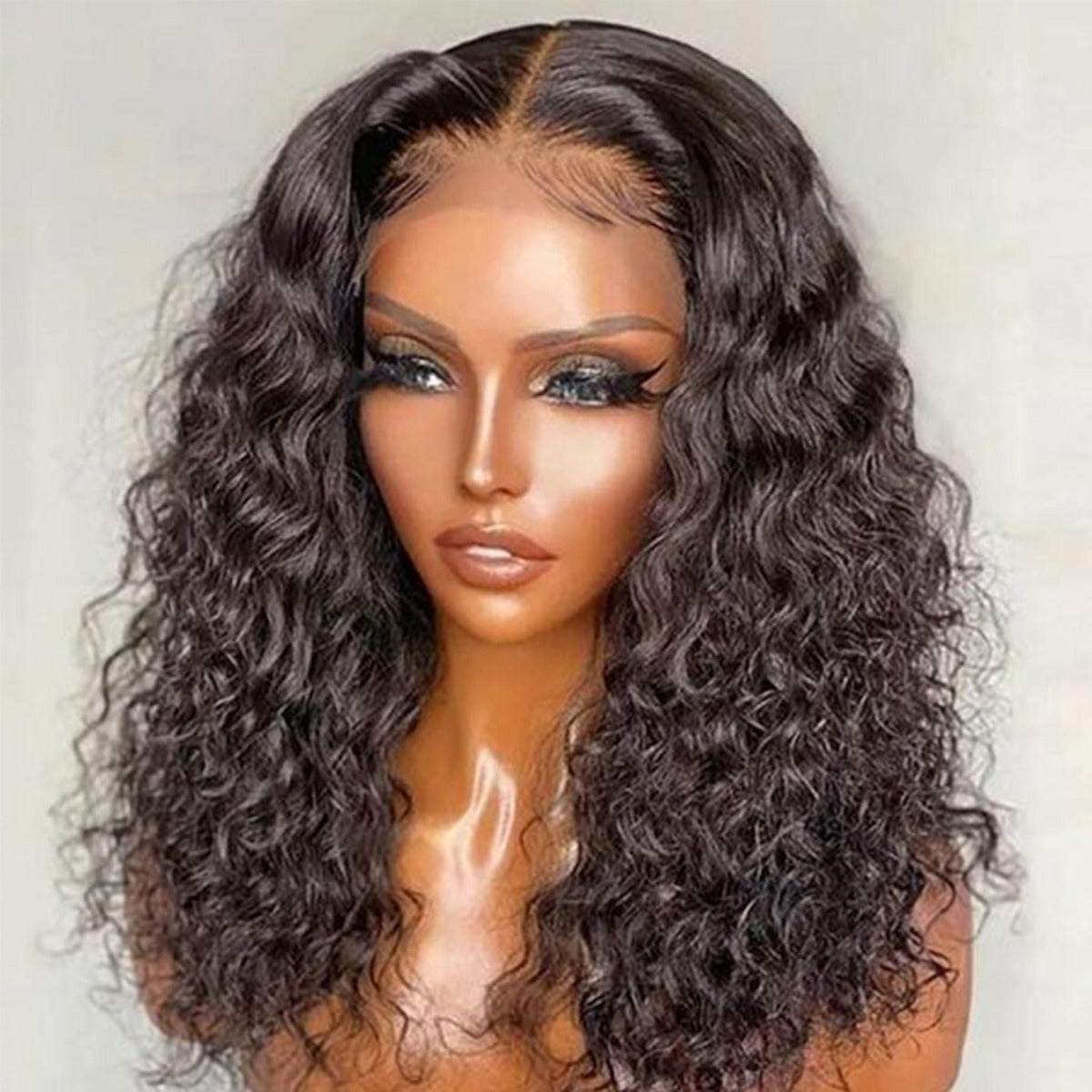 4X4 Glueless Water Wave High Density Lace Closure Wig